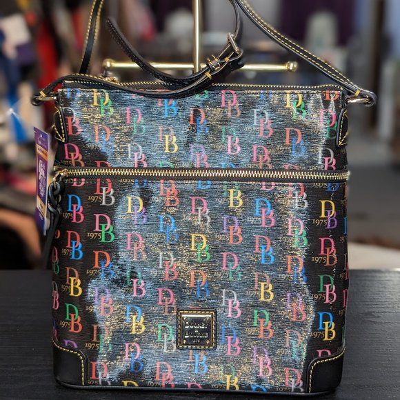 !! SOLD IN STORE!!Dooney & Bourke Multi Crossbody Shoulder Bag - Picture 3 of 5